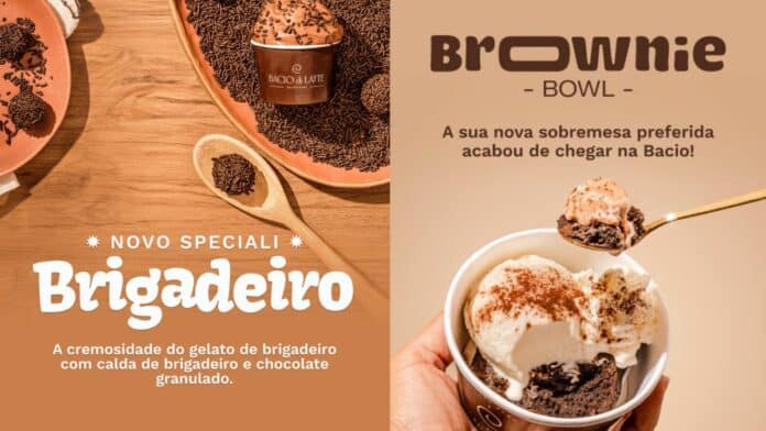 Bacio di Latte apresenta 'Speciali Brigadeiro' e Brownie Bowl