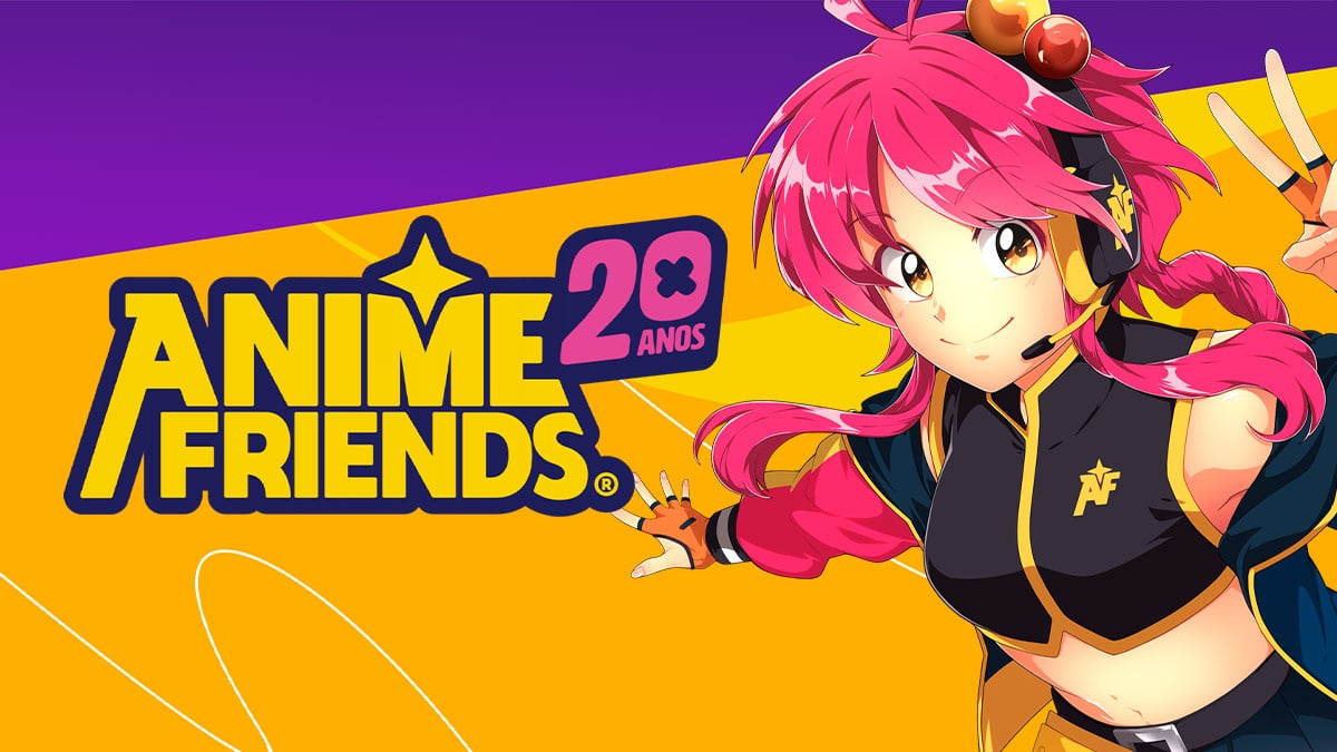 Banner Anime Friends 20 anos 2023