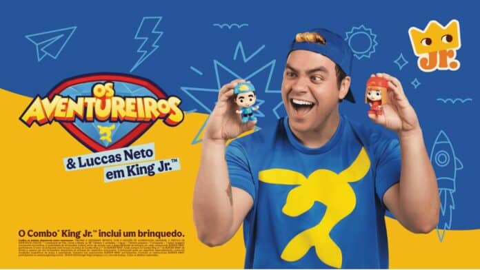 Burger King traz de volta Os Aventureiros do Luccas Neto no combo King Jr