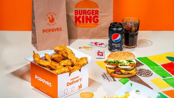 Burger King e Popeyes se unem no Dia da Amizade