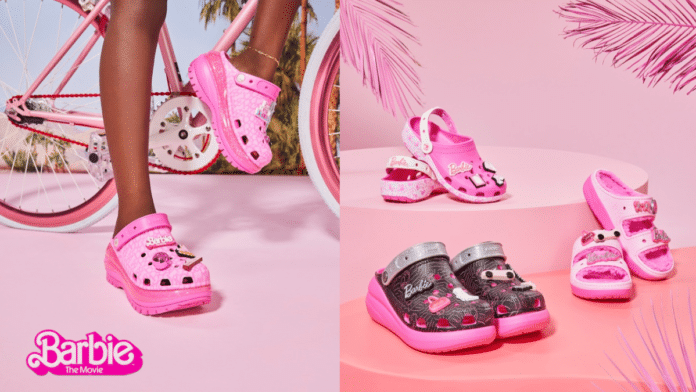 Crocs apresenta modelos personalizados do filme da Barbie