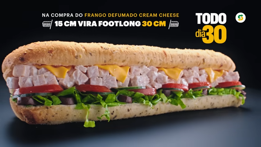 Subway lança campanha superlativa para apresentar seu maior