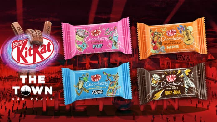 KitKat traz sabores inspirados em estilos musicais para o The Town