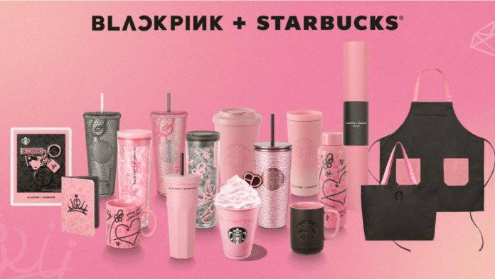 Starbucks e BLACKPINK formam parceria na Asia