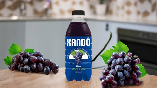 Xandô apresenta Suco de Uva não-refrigerado