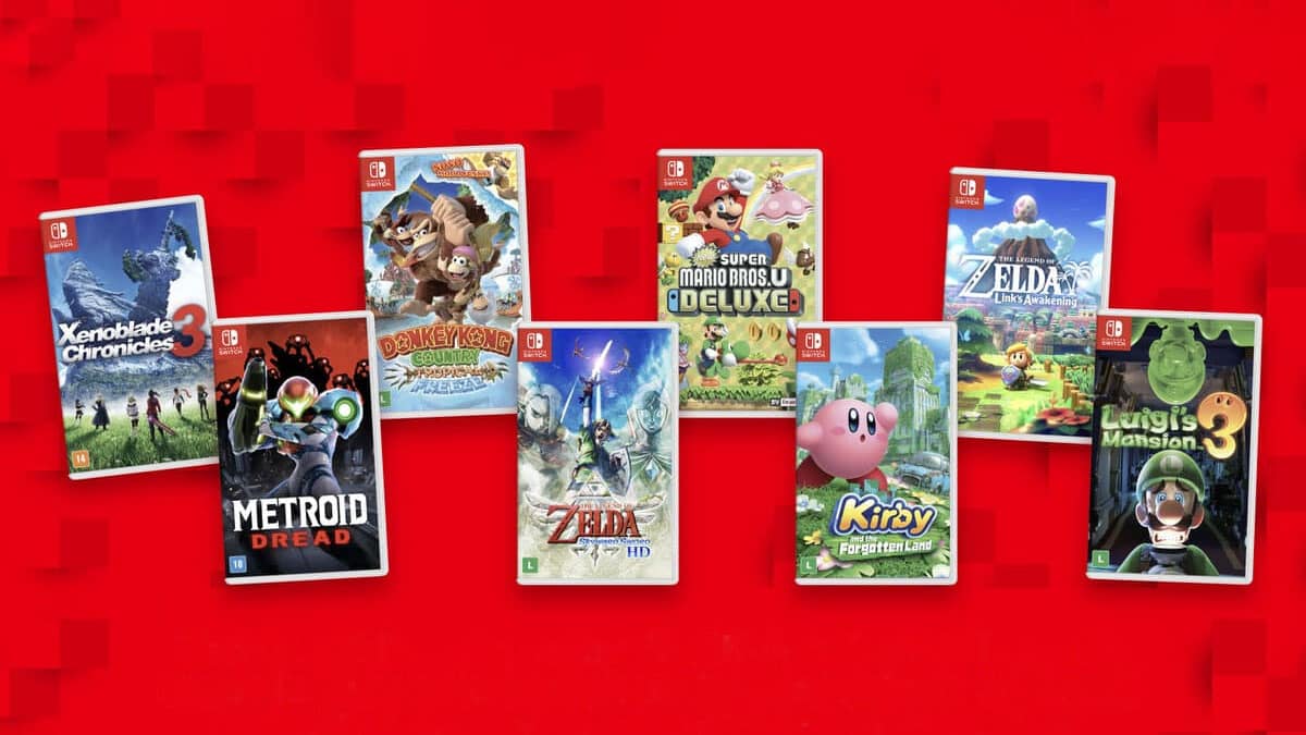 Nintendo faz promoção de Mario Odyssey, Zelda e sucessos do Switch