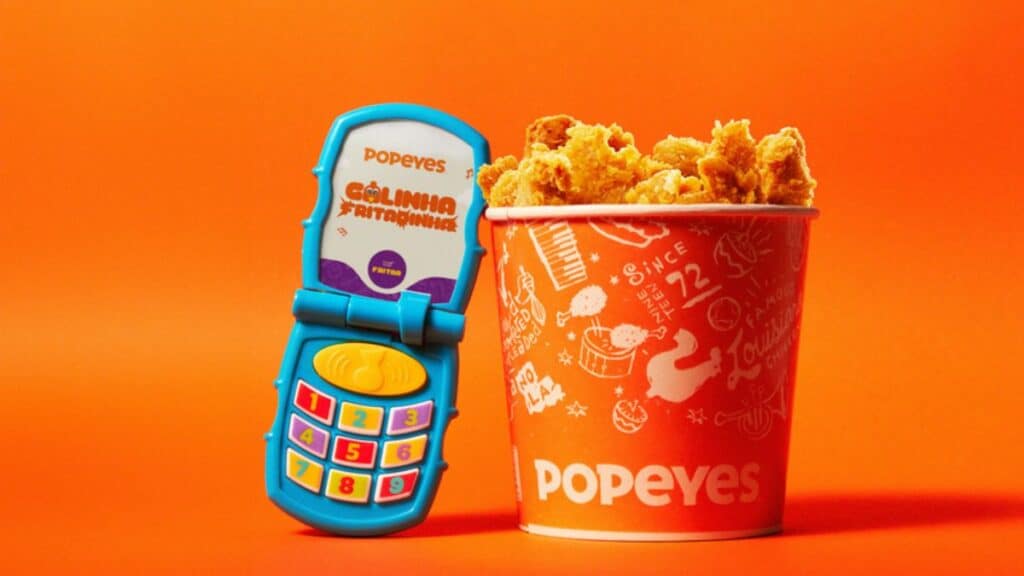 galinha-fritadinha-popeyes Popeys transforma ícone infantil em Galinha Fritadinha