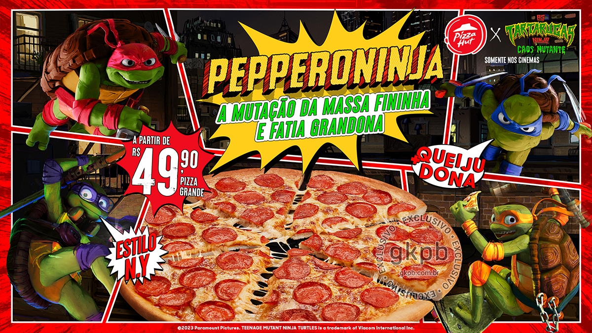 Cara da pizzaria vendo um monte de tartarugas com (máscaras ninja, skates  ,espadas e um rato mutante gigantesco): - iFunny Brazil