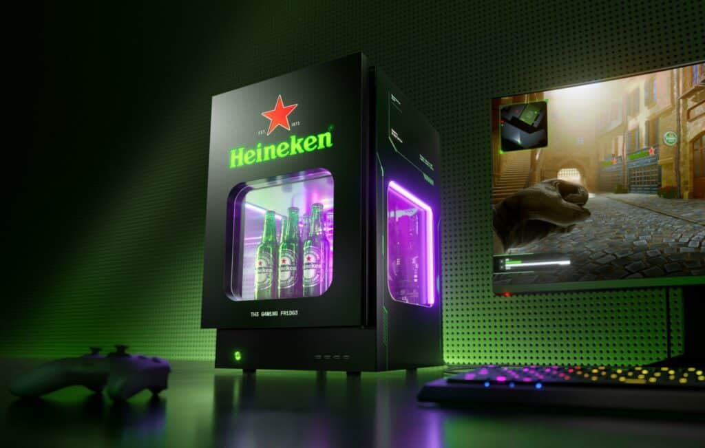 Heineken 0.0 lança The Gaming Fridge, geladeira que resfria o PC e gela  cerveja ao mesmo tempo - GKPB - Geek Publicitário