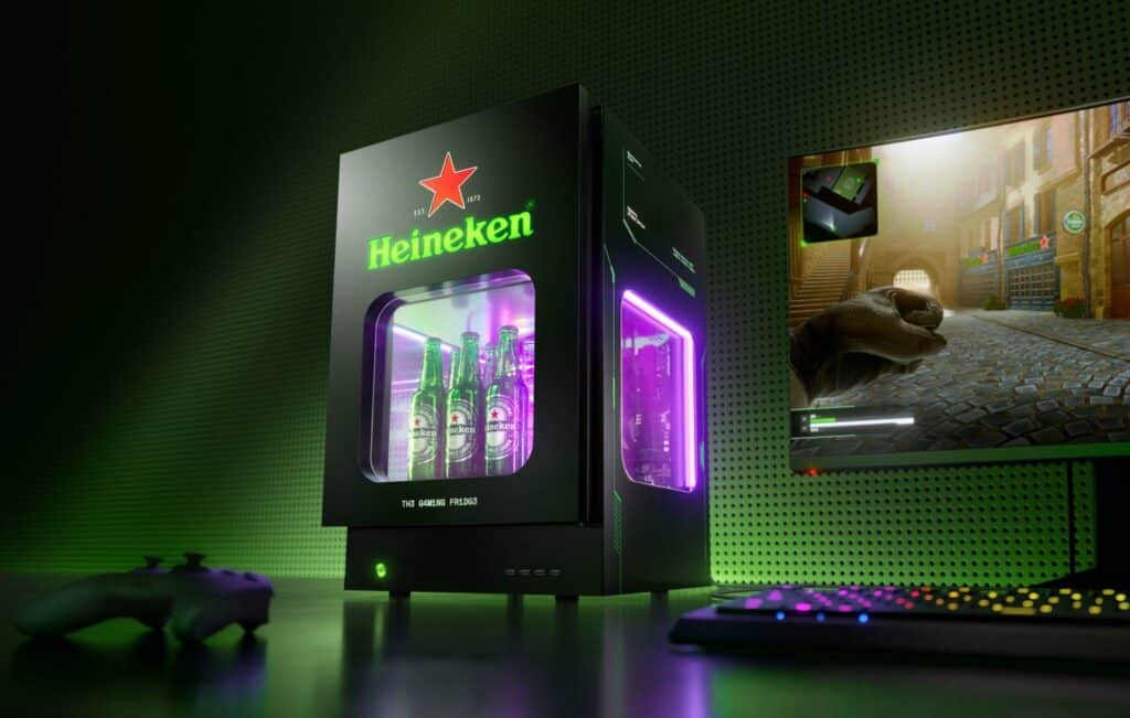 Heineken 0.0 lança The Gaming Fridge, geladeira que resfria o PC