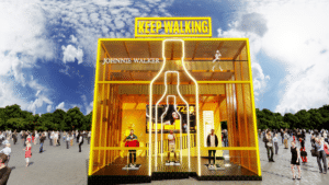 Johnnie Walker promove ação para o público durante o The Town 2023