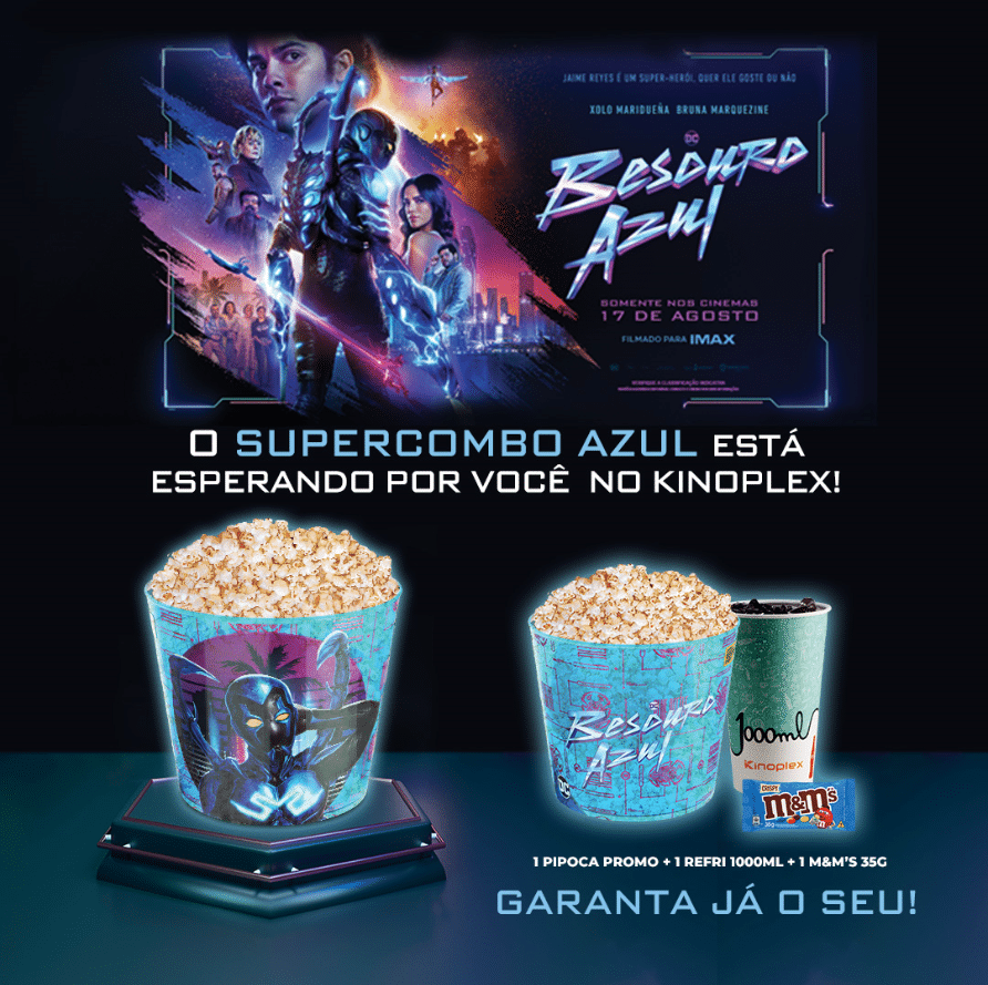 Amanhã tem lançamento do filme Besouro Azul no cinema e O Cientista Re