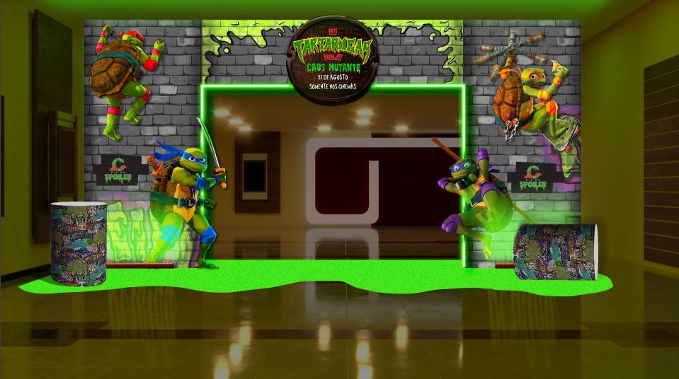 As Tartarugas Ninja Caos Mutante Donatello Som E Acessório