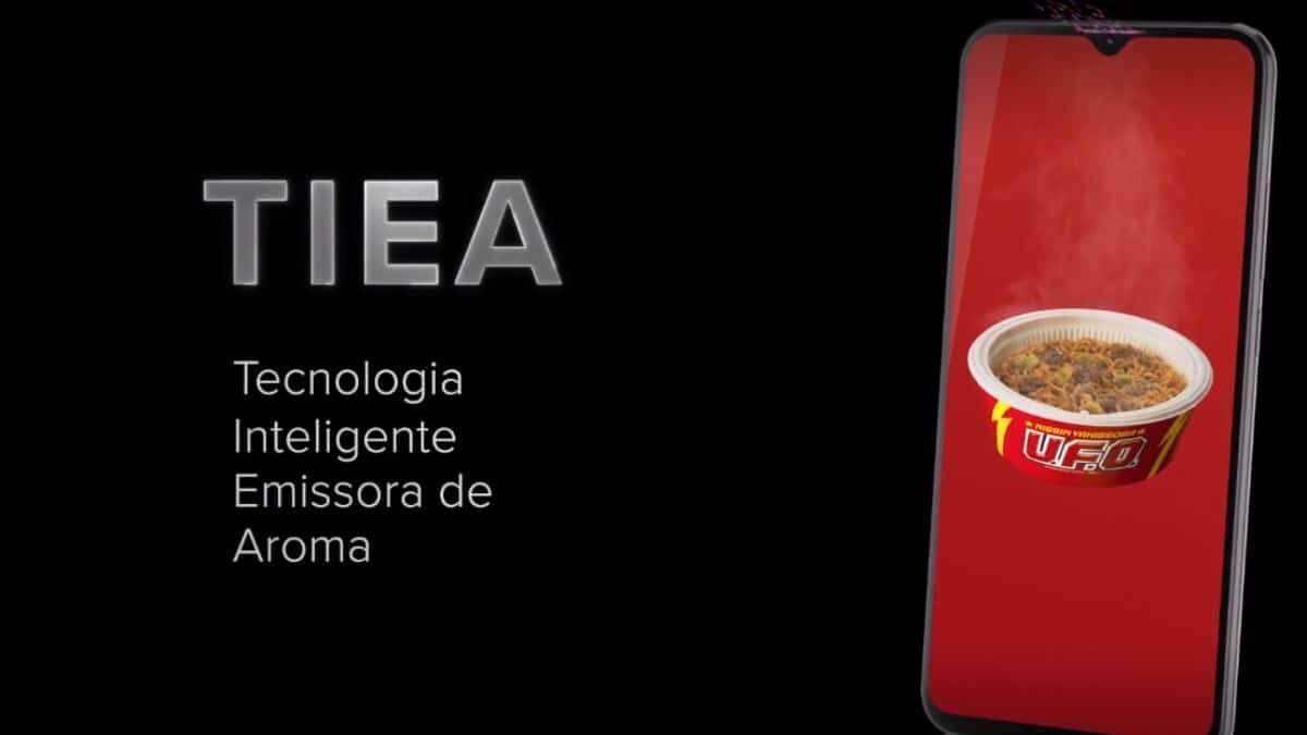 Nissin convida consumidores a sentirem o aroma de U.F.O. pela tela do celular