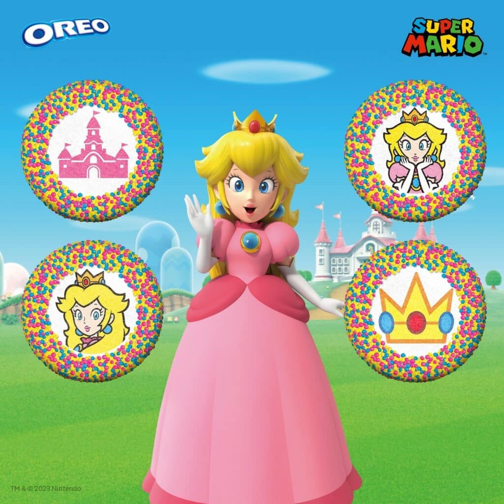 Oreo divulga biscoitos especiais da Princesa Peach nos EUA