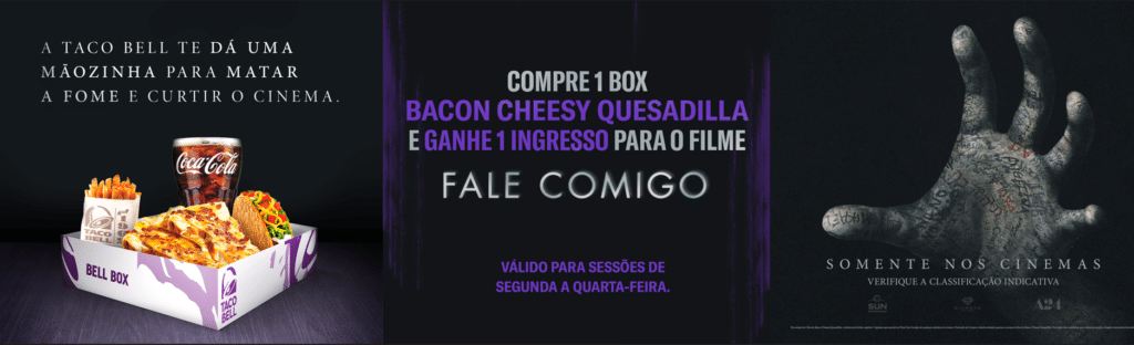 Taco Bell distribui ingressos para o filme Fale Comigo