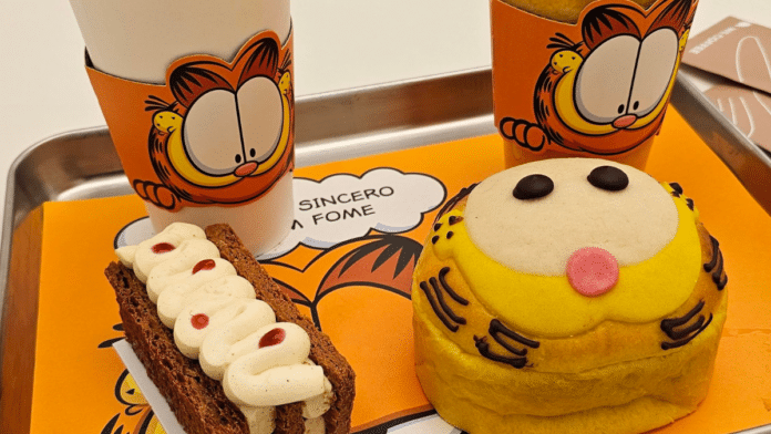 We Coffee cria menu inspirado em Garfield