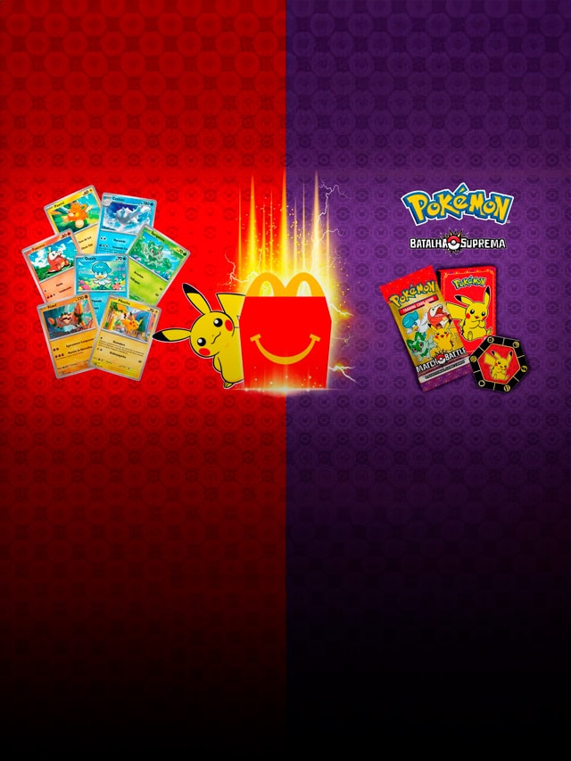 Pokémon TCG Batalha Suprema volta a ser brinde do McLanche Feliz