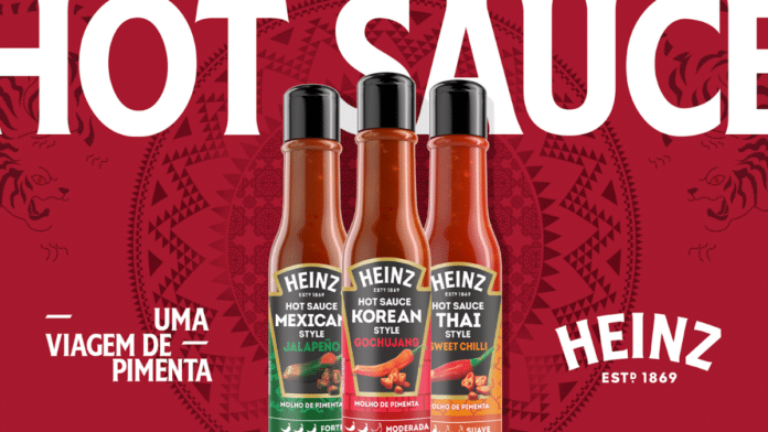 Heinz explora nova categoria e lança trio de pimentas