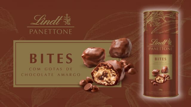 Lindt lança Panettone Bites para o Natal