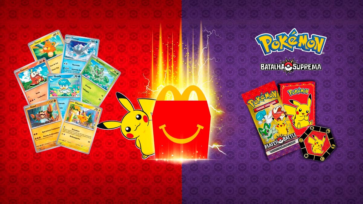 Coleção de Pokémon chega ao McDonald's em dezembro