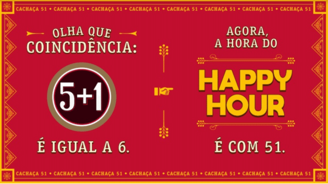 Cachaça 51 realiza Happy Hour com rodada de caipirinha grátis