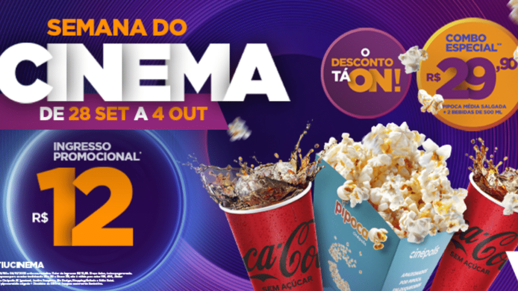 cinépolis-semana-do-cinema Cinépolis libera ingressos a R$ 12 na Semana do Cinema