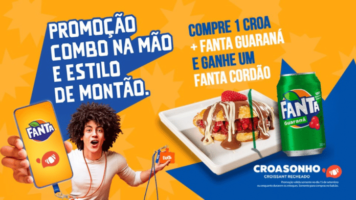 Croasonho faz promoção em parceria com a Fanta no ‘Dia do Cliente’