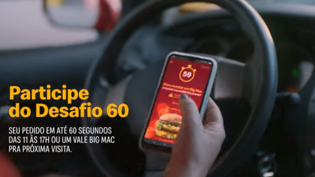 McDonald’s lança Drive Desafio 60": Seu pedido em 60 segundos ou um vale Big Mac