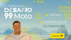 Ferrugem realiza 4 shows gratuitos no RJ em parceria com a 99
