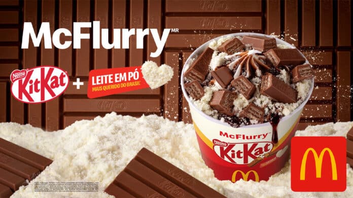 McDonalds abre pré-venda do McFlurry KitKat com Leite em pó