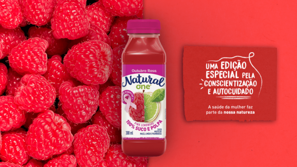 Natural One lança nova embalagem de Pink Lemonade para o Outubro Rosa