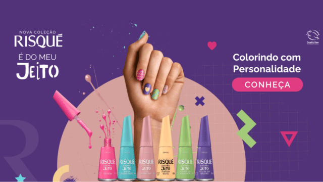 Risqué lança linha 'É Do Meu Jeito' para incentivar a criatividade nas nail arts