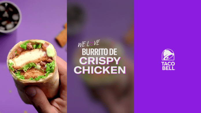 Taco Bell adiciona Burrito de Crispy Chicken ao cardápio