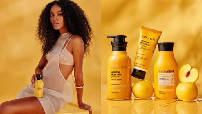 Boticário produz campanha com Vogue para a linha Nativa SPA Ameixa Dourada