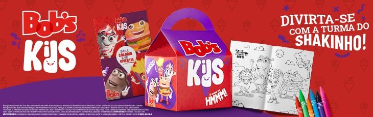 Bob’s Kids: rede lança produtos voltados para as crianças