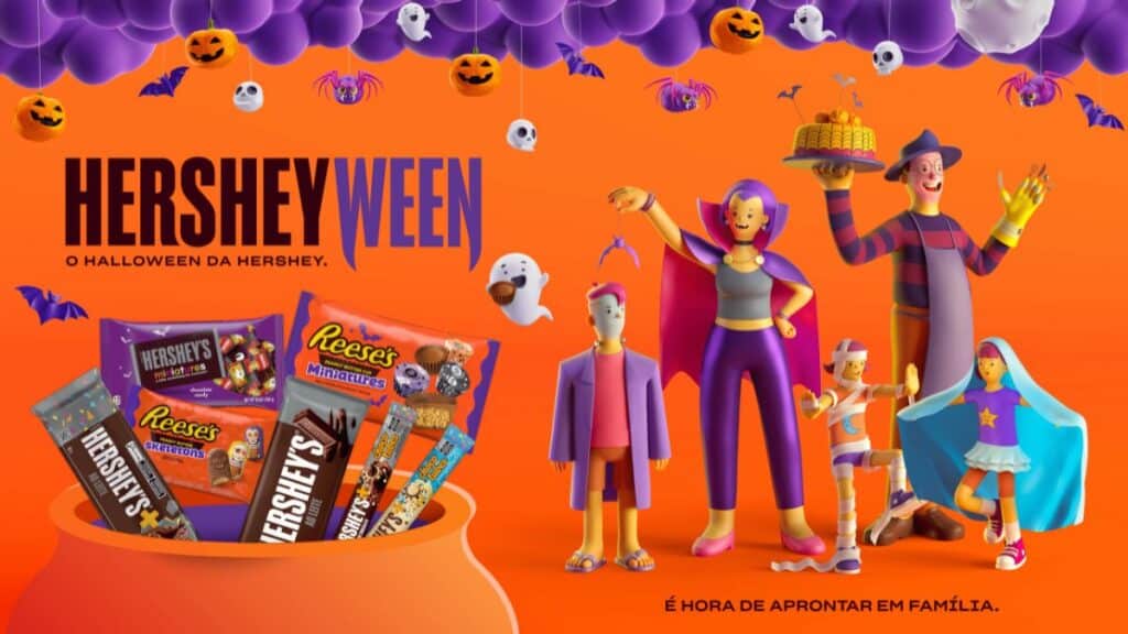 Hershey retoma campanha HersheyWeen com experiências ao público