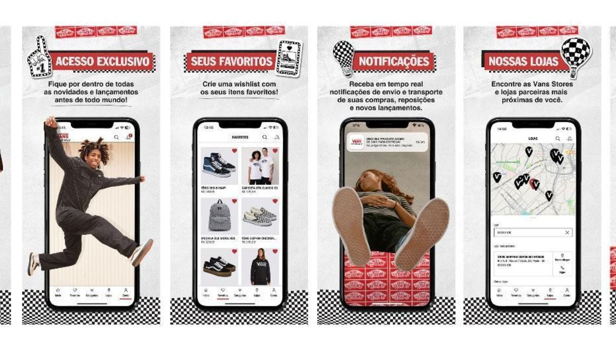 Vans App chega ao Brasil com nova experi ncia de compra online