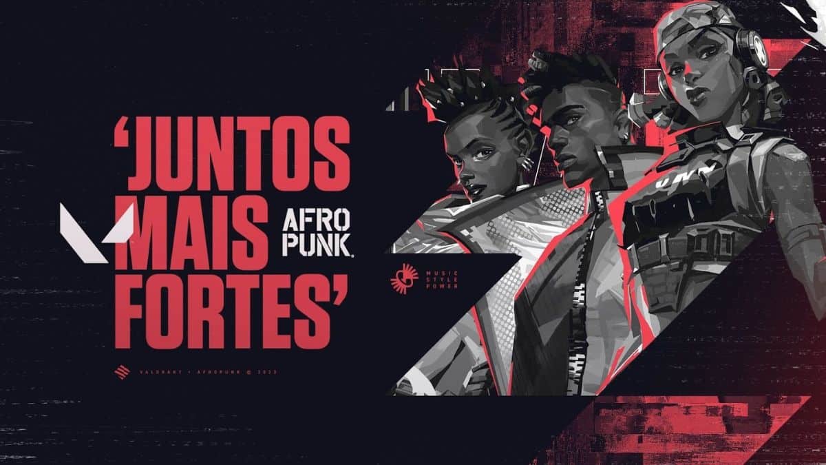 Afropunk Bahia terá ritmo e visual de Valorant em ação da Riot Games