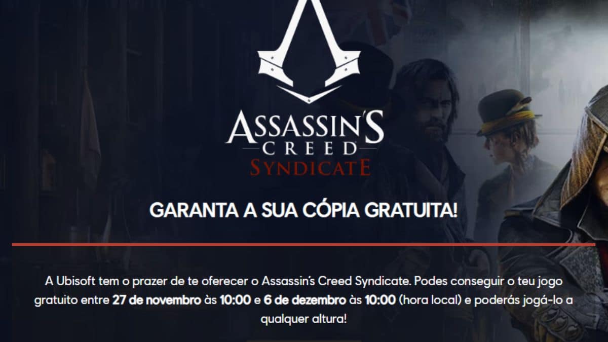 Ubisoft disponibiliza gratuitamente Assassin's Creed Syndicate para PC -  GKPB - Geek Publicitário