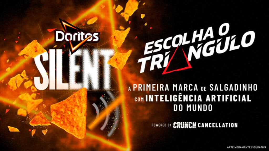 Imagem ilustrativa Doritos Silent Cancelamento de Ruído