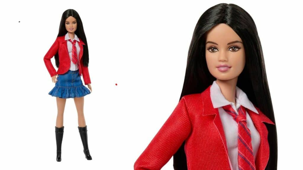Imagem nova versão Barbie Lupita RBD Mattel 2023
