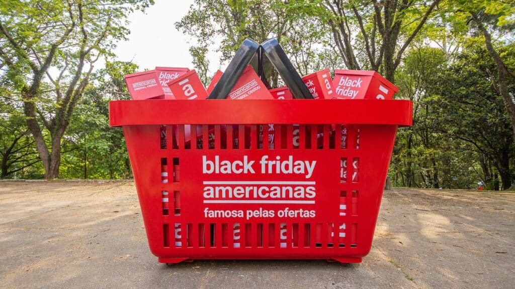 Americanas traz ofertas como grandes estrelas da Black Friday 2023