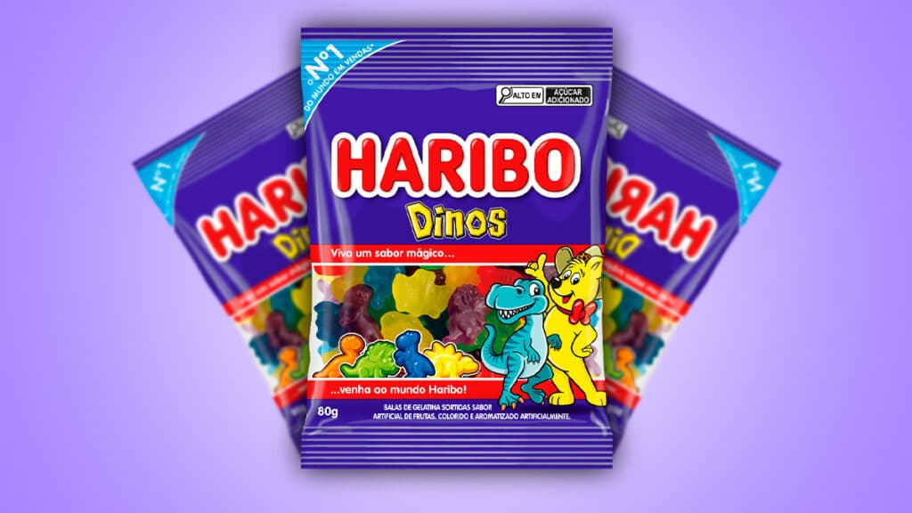 Haribo lança balas de gelatina com formato de dinos