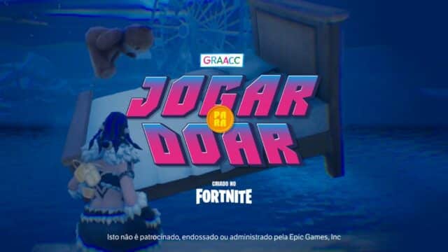 Hospital do GRAACC cria mapa no Fortnite que reverterá gameplays em doações