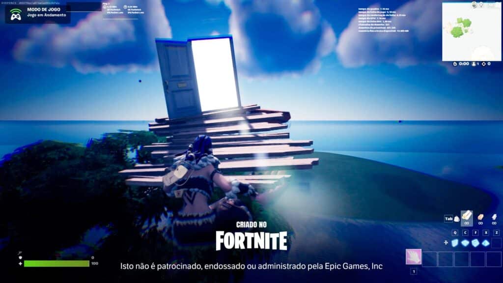 GRAACC lança mapa no modo criativo do Fortnite