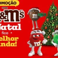 M&M’S celebra o Natal com promoção para ganhar e concorrer a prêmios