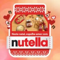 Nutella desenvolve embalagens temáticas para o Natal