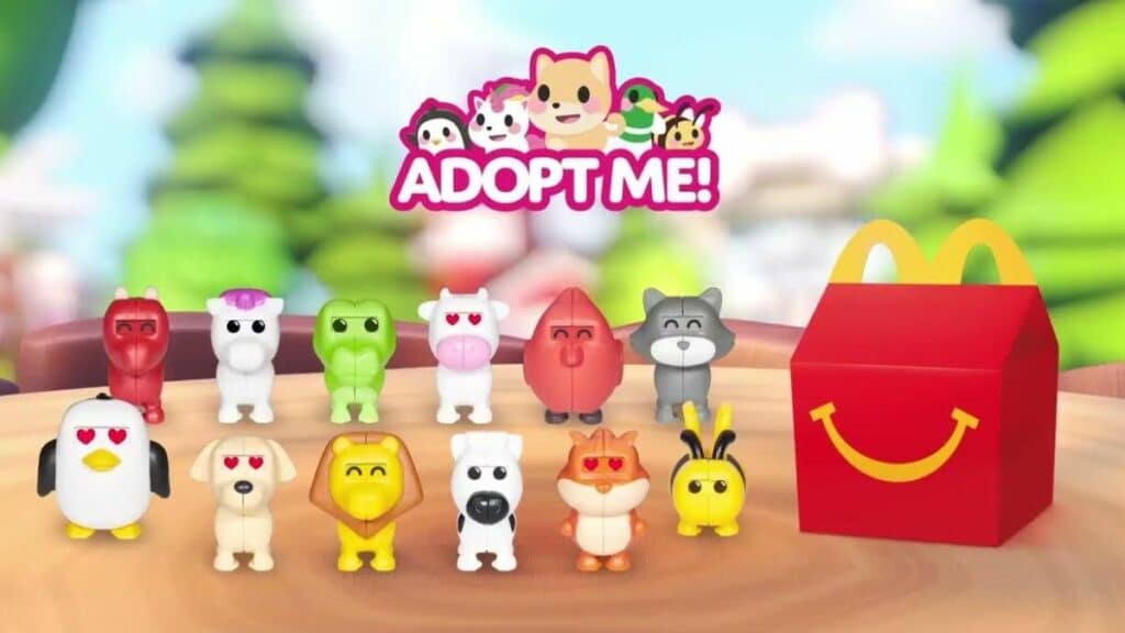 Pets de 'Adopt Me' são os novos brindes do McLanche Feliz - GKPB