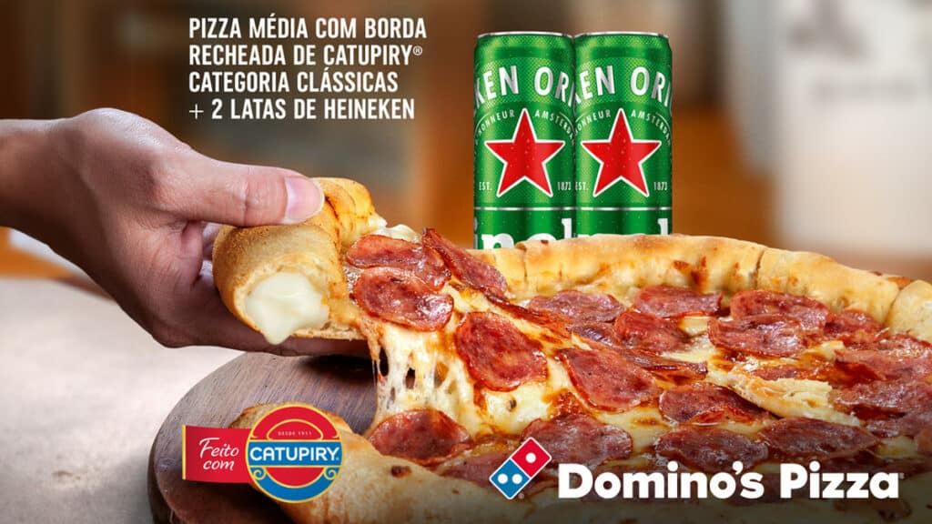 Domino’s e Heineken criam combo por tempo limitado